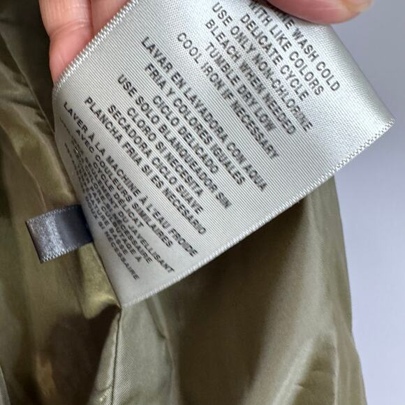 Levi's Onion Quilted Liner Jacket Full zip Lightweight Bomber Green Women's 2X - Picture 10 of 14